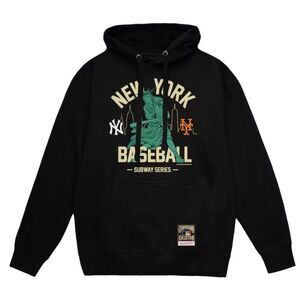 Mitchell & Ness Subway Series New York Yankees vs Mets Swinging Liberty Hoodie M